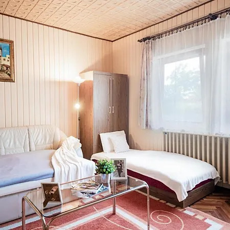 Családi nyaraló nagy kerttel, medencével